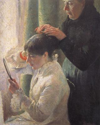 Federico zandomeneghi Mother and Daughter (nn02) France oil painting art